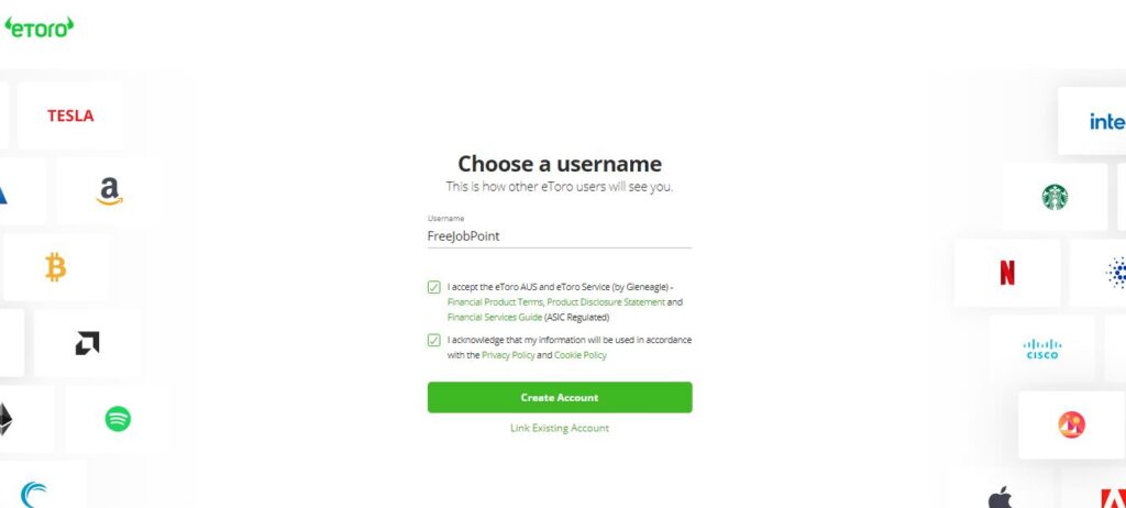 Choose Username