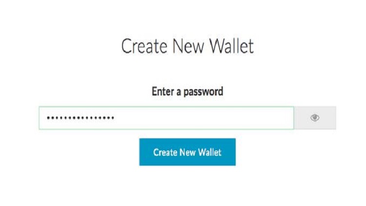 Create New wallet