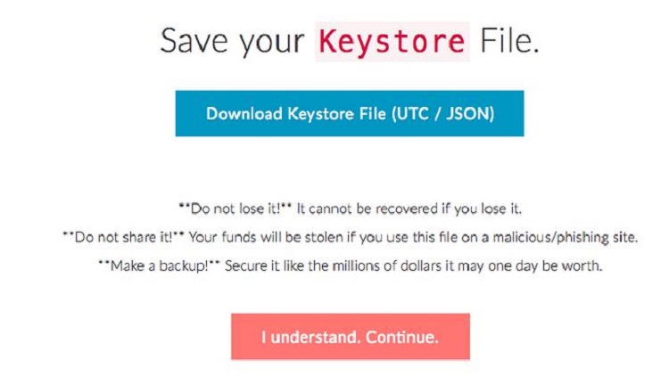 Download keystore File