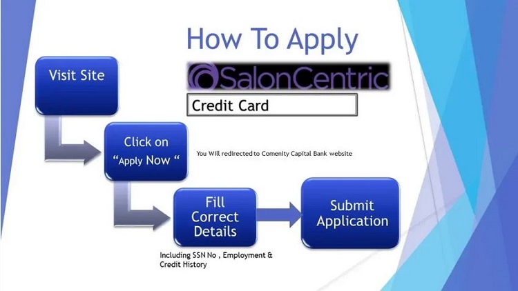 How to apply for salon centric credit card