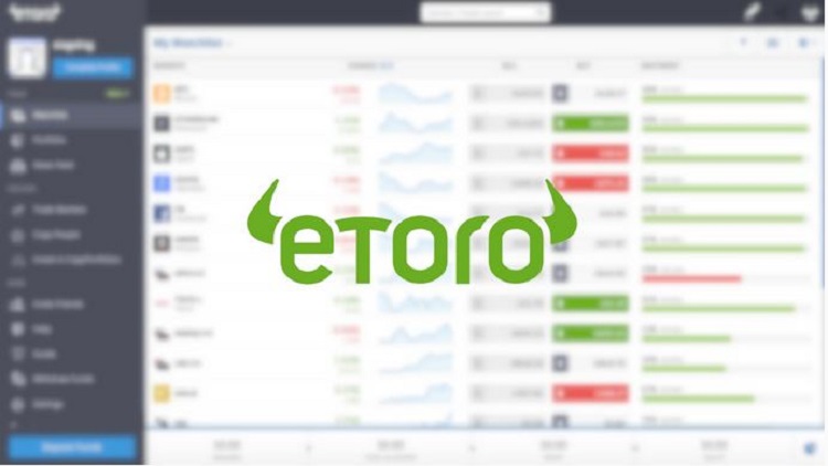 Screenshot of eToro