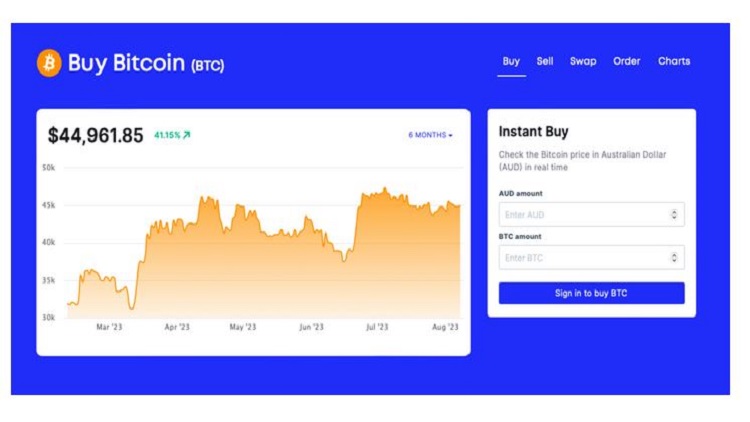 screenshot for start trading